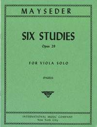 Mayseder, R: Six Etudes op.29
