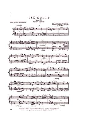 Devienne, F: Six Duets op. 74