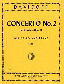 Davidoff, C: Concerto No.2 A major op. 14