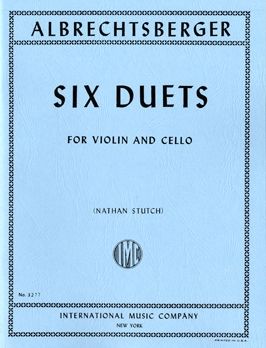 Albrechtsberger, J G: Six Duets