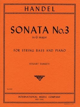 Handel, G F: Sonata No. 3 in G Major G major Op. 1/6