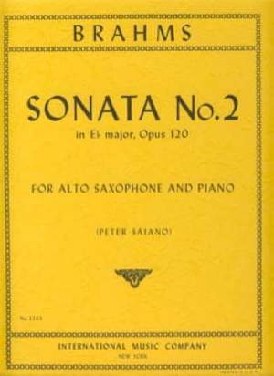Brahms, J: Sonata No. 2 in Eb major op. 120