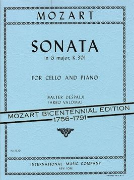 Mozart, W A: Sonata in G major KV 301