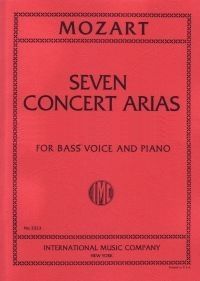 Mozart, W A: Seven Concert Arias for Bass