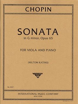 Chopin, F: Sonata G minor op.65