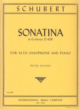 Schubert, F: Sonatina in G minor G minor D408