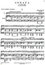 Franck: Sonata In A Major (1886) Product Image