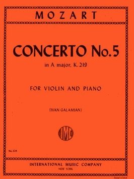 Mozart, W A: Violin Concerto No.5 A major K.219