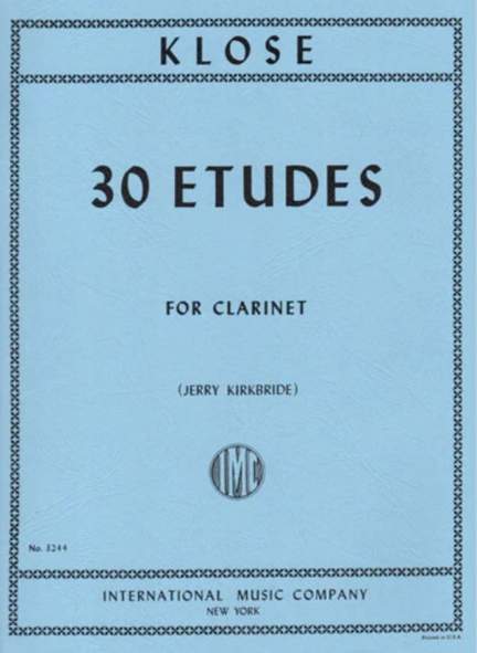 Klosé, H E: 30 Etudes