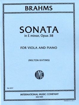 Brahms, J: Cello Sonata No.1 in E minor op.38