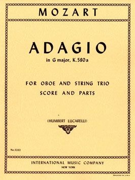 Mozart, W A: Adagio in G major KV 580a