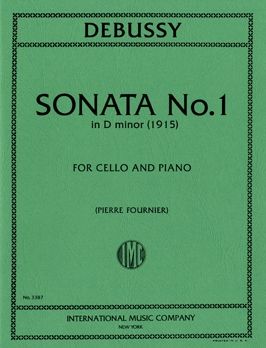 Debussy, C: Sonata No. 1 in D minor (1915)