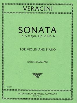 Veracini, F M: Sonata in A major A major op.2/6