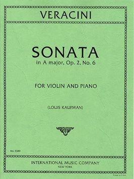 Veracini, F M: Sonata in A major op.2/6
