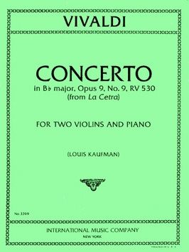 Vivaldi: Concerto B flat major op.9/9 RV530