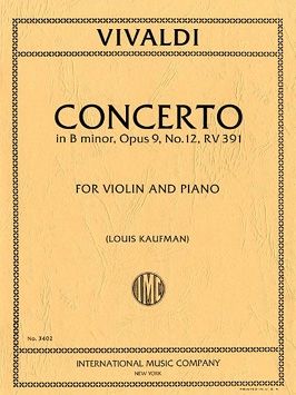 Vivaldi: Violin Concerto B minor op.9/12 RV391