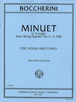 Boccherini, L: Minuet in A major G.308