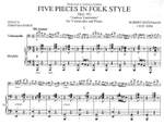 Schumann, R: Five Pieces in Folk Style op. 102 Product Image