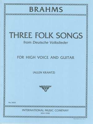 Brahms, J: Three Folk Songs