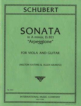 Schubert, F: Sonata A minor Arpeggione D.821
