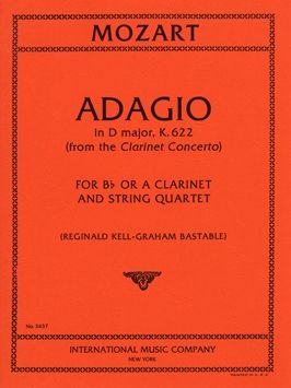 Mozart, W A: Adagio in D major KV622