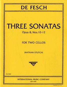 Fesch Three Sonatas Op8/10-12