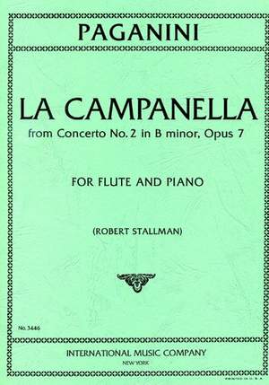 Paganini, N: La Campanella Op7 Fl Pft