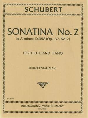 Schubert, F: Sonatina No. 2 in A minor op.137/2 D358