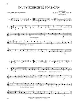Gallay, J F: Daily Exercises