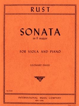 Rust, F W: Sonata F major