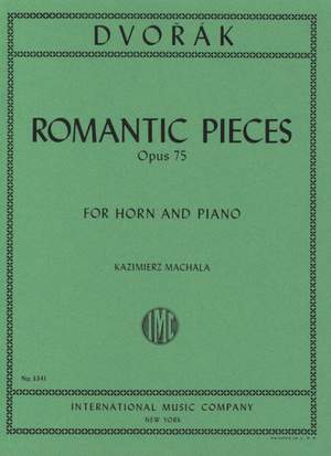 Dvořák, A: Romantic Pieces Op75 Hn Pft
