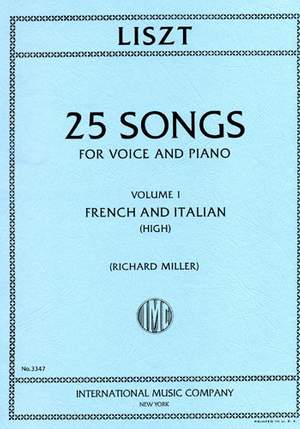 Liszt, F: Songs I H.vce Pft