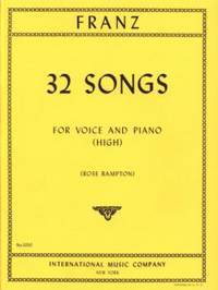 Franz: 32 Songs H.vce Pft