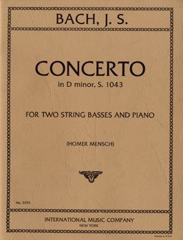 Bach, J S: Concerto in D minor BWV 1043