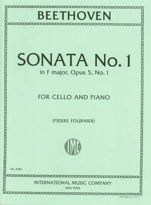 Beethoven, L v: Sonata No. 1 in F major op. 5/1