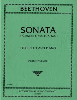 Beethoven, L v: Sonata Cmaj Op102/1 Vc/pft
