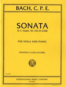 Bach, C P E: Sonata C major C major W136