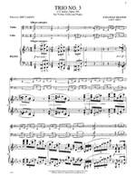 Brahms, J: Trio No. 3 in C minor op. 101 Product Image