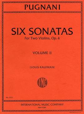 Pugnani, G: Six Sonatas Volume 2 op.4