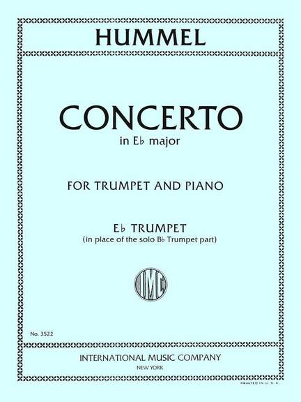 Hummel, J N: Concerto E flat major