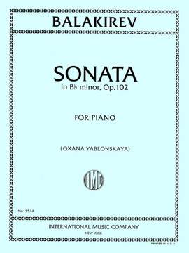 Balakirev, M A: Sonata B flat minor B flat minor op.102