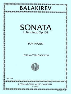 Balakirev, M A: Sonata B flat minor B flat minor op.102