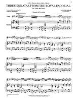 Soler, A: Three Sonatas from Royal Escorial Product Image