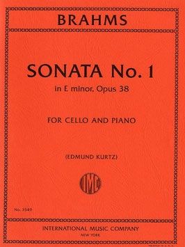 Brahms, J: Sonata No.1 E Minor Op.38