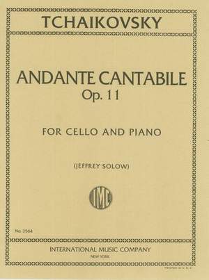 Tchaikovsky, P I: Andante Cantabile op. 11