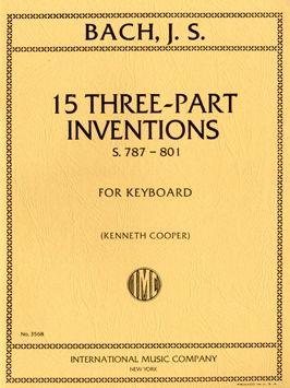 Bach, J S: 15 Three-Part Inventions BWV787-801