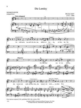 Liszt, F: Songs Ii H.vce Pft