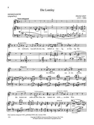 Liszt, F: Songs Ii H.vce Pft