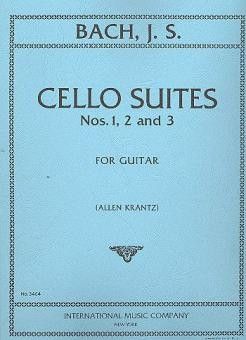 Bach, J S: Cello Suites No.1/2 & 3 Gtr