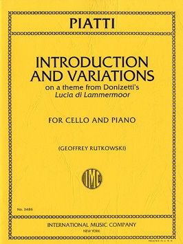 Piatti, A: Introduction and Variations